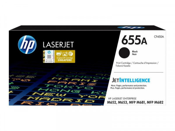 HP 655A Schwarz LaserJet Tonerpatrone