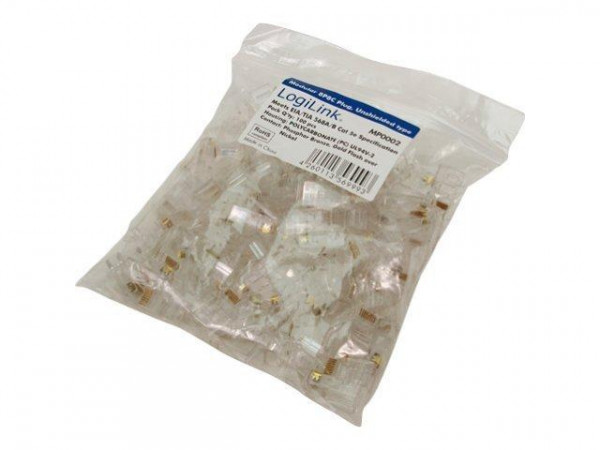 LogiLink CAT 5e Modular Plug, unshielded 100 Stück