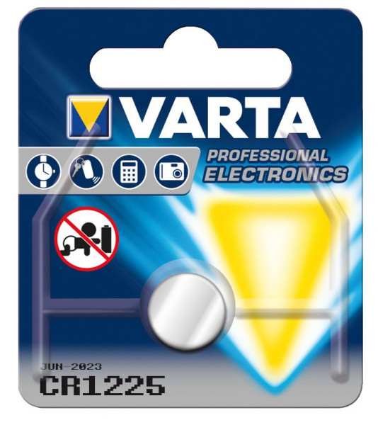 Varta Batterie Knopfzelle CR1225 3V 48mAh 1St.