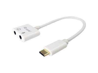 Equip USB Typ C auf Audio Adapter, weiß