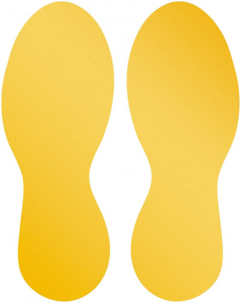 DURABLE Bodenmarkierungsform Fuss non-permanent 1 Paar