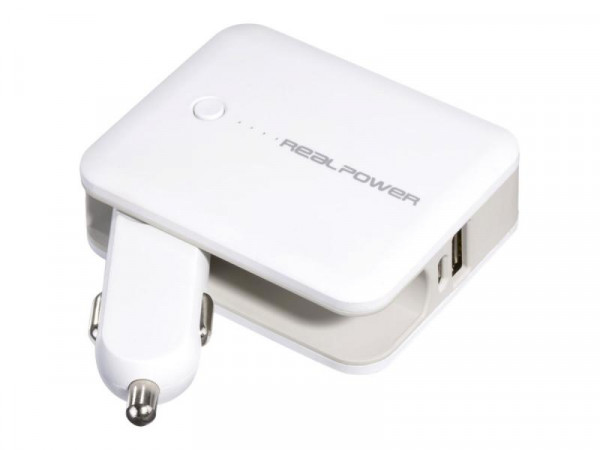 Ultron Realpower PBC-3000 - Auto-Netzteil 3000 mAh - 2400 mA (USB)