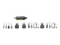 LevelOne KVM Switch 2x DVI/USB KVM-0260 V2 mit Aud