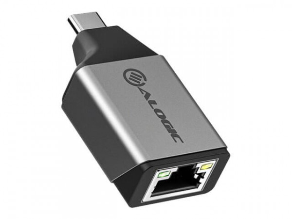Alogic Adapter USB-C Ultra Mini -> RJ45 Ethernet grau