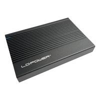 Gehäuse 6.3cm (2,5")LC-POWER SATAIII>USB3.0 LC-25U3-C (Alu)