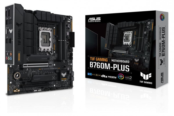 Mainboard ASUS TUF GAMING B760M-PLUS (Intel,1700,DDR5,mATX)