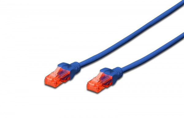 DIGITUS Patchkabel Cat6 U/UTP 2xRJ45 2.0m blau