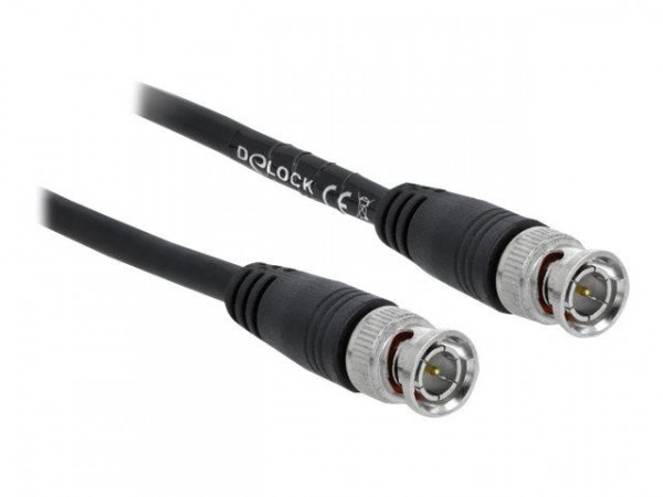 DELOCK Kabel BNC Stecker zu BNC Stecker 10 m
