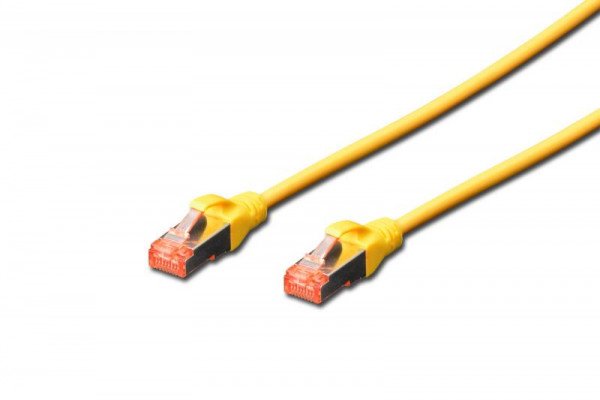 DIGITUS Patchkabel Cat6 S/FTP 2xRJ45 5.0m gelb