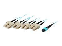 Equip MTP/SC Trunk Fiber Patch Cord OM4 M/M 3M Polybeutel