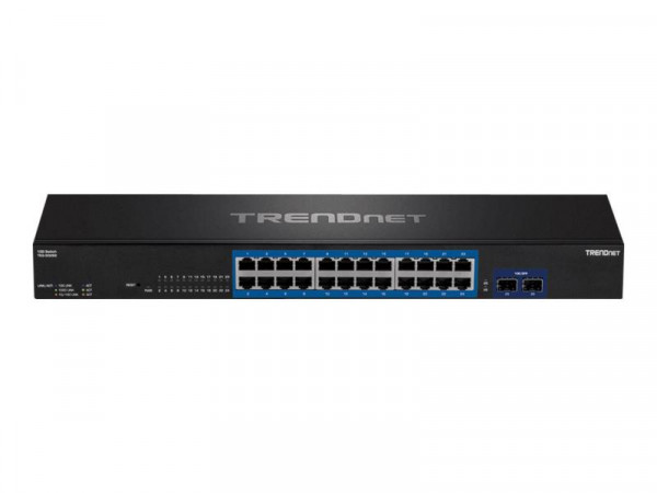 TRENDnet 24-Port Gigabit Switch with 2 x 10G SFP+ Slots
