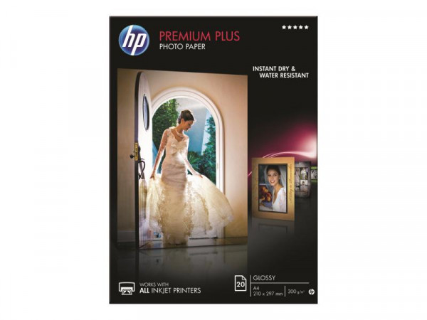Fotopapier HP Premium Plus glossy A3 20 Stück 300/m CR672A