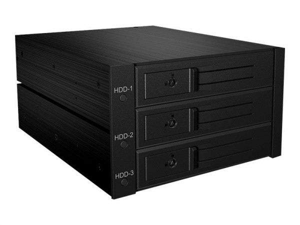 Backplane IcyBox 3x3,5" SATA/SAS HDD/SSD -> 2x 5,25