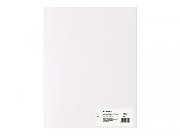HERMA Negativhüllen transparent 4 Filmstreifen klar 100 St.