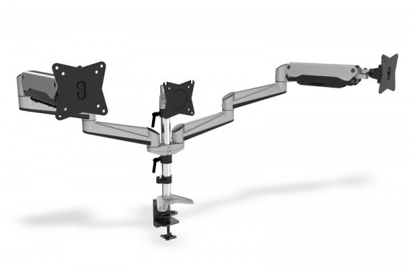 DIGITUS Tischhalterung Universal Triple bis 27" + Gasdruckf.