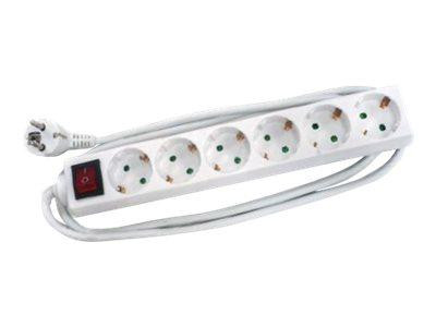 LogiLink Steckdosenleiste 6-fach, 1,5m 250V/16A