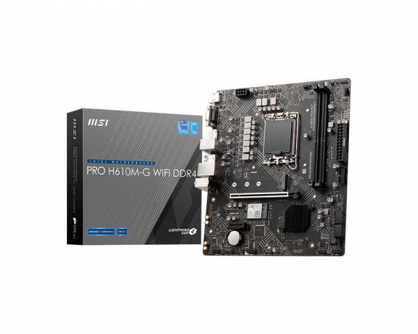 MSI PRO H610M-G Wifi DDR4 (H610,S1700,mATX,DDR4