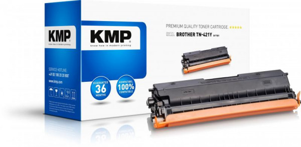KMP Toner Brother TN-421Y/TN421Y yellow 1800 S. B-T101