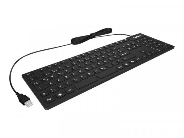 Tastatur Keysonic KSK-8030IN (US) Industrietastatur 105T black