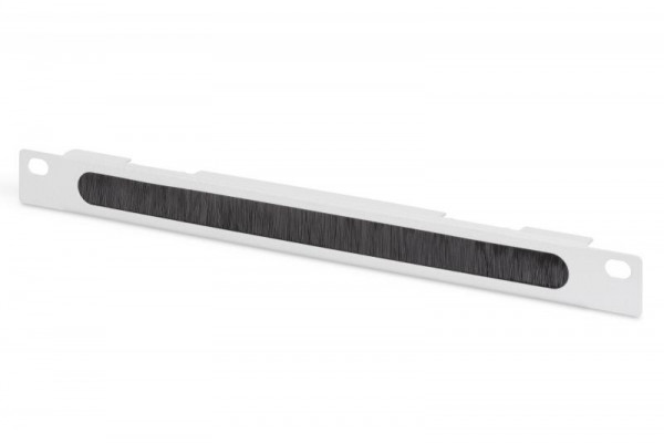 DIGITUS Kabelbürstenleiste 0,5HE 10" 254mm grau 