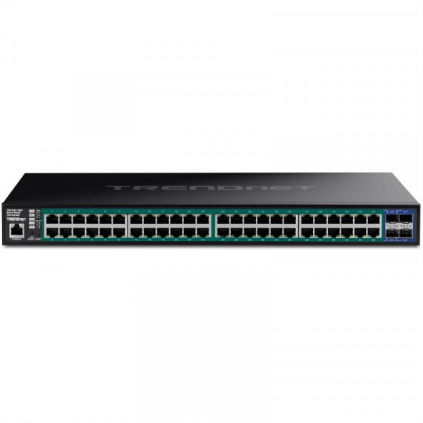 TRENDnet 52-Port Gigabit Web Smart 740W PoE+ Switch 10G SFP+