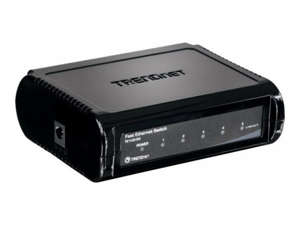 TRENDnet Switch 5-Port 100Mbps GREENnet Kunststoff