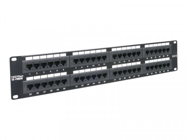 TRENDnet Patchpanel 48-port Cat6 ungeschirmt 19" 