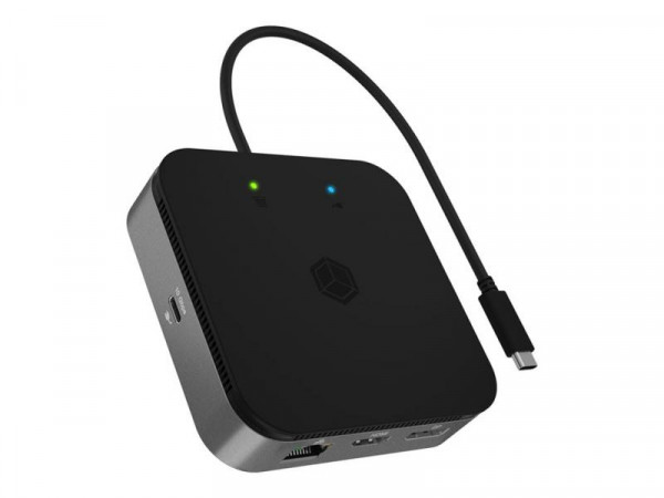Dockingstation IcyBox USB 3.2 Type-C mit 2-fach