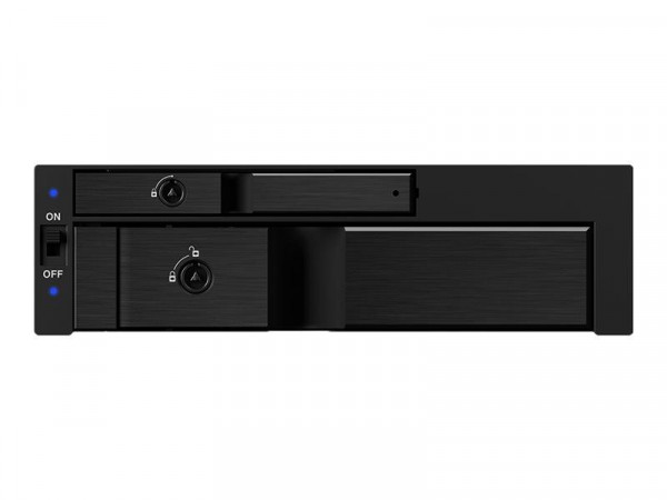 We-Ra. IcyBox 1x2,5"+1x3,5" SATA/SAS=>2xSATA Host 5,25