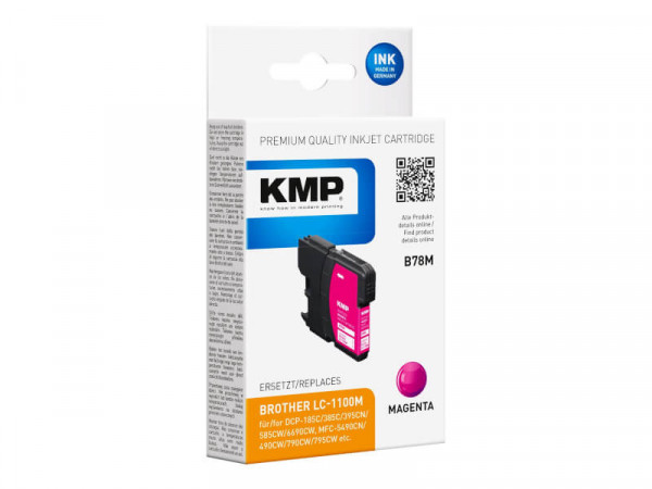 KMP Patrone Brother LC-1100M 325 S. magenta