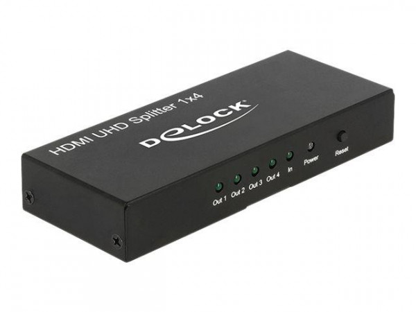 HDMI Splitter Delock 1 Eingang -> 4 Ausgänge 4K