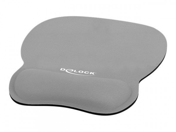 Delock Ergon. Mauspad mit Handballenauflage 245x206mm grau