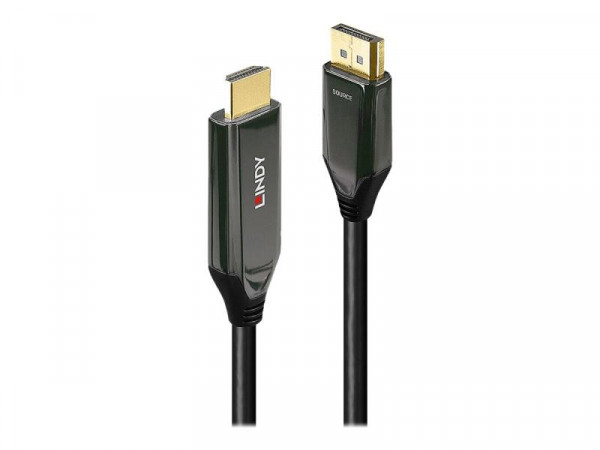 LINDY DisplayPort an HDMI 8K60 Adapterkabel aktiv 1m