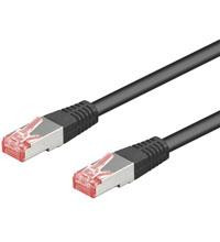 Goobay Netzwerkkabel Cat6 S/FTP, 15m, schwarz, BULK