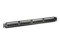 Equip Patchpanel 16x RJ45 Cat5e 19" 1HE schwarz 