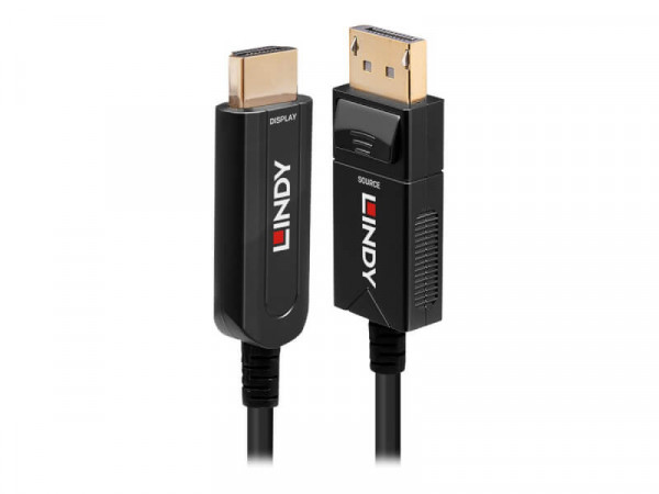 LINDY DP 1.2 auf HDMI 18G AOC Kabel, 50m