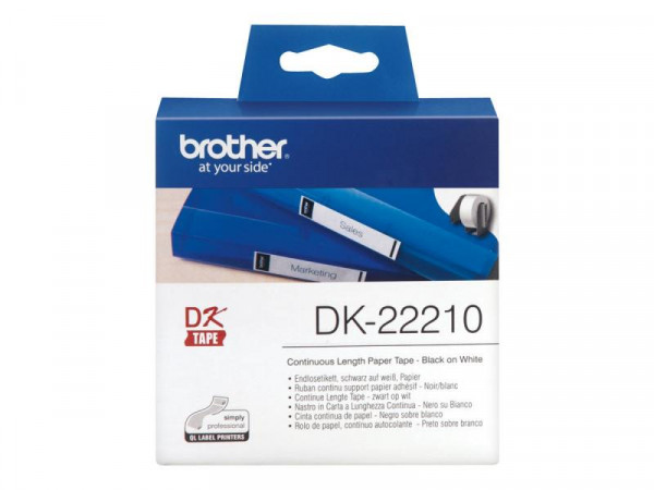 Endlosetiketten Brother QL550/500 30,48m*29mm DK-22210