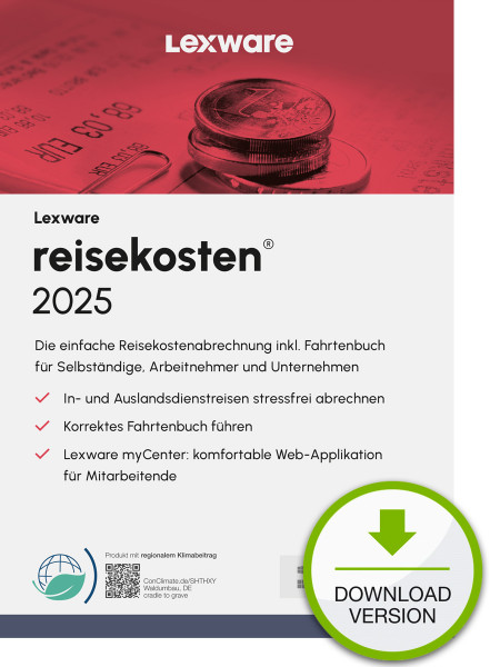 Lexware reisekosten 2026 ABO Download