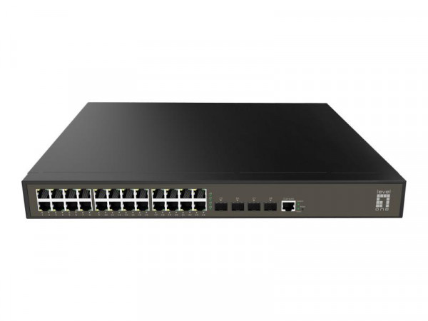 LevelOne Switch 24x GE GEL-2871 4xGSFP 19