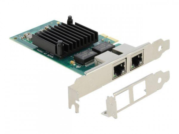 DELOCK PCI Expr Card 2xRJ45 Gigabit LAN i350