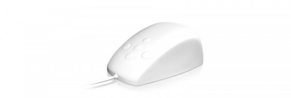 Maus Keysonic KSM-3020M-W USB white/wasserdicht aus Silikon