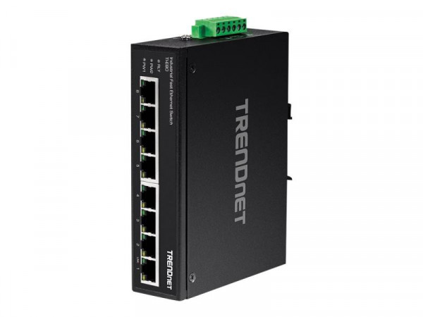 TRENDnet Industrie Switch 8 Port Fast Ethernet L2 DIN-Rail