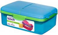 sistema Lunchbox Slimline Quaddie 1,5 l farbig sortiert