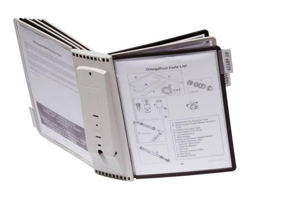 DURABLE Sichttafelsystem SherpaWall 10 Sichttafel schw/grau