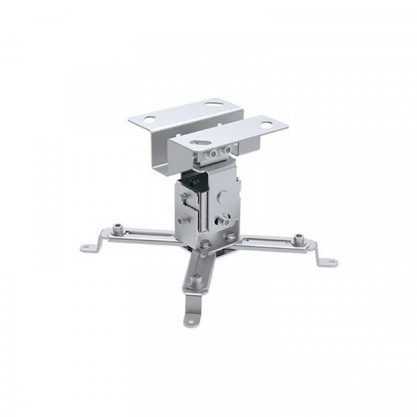 Techly Deckenhalterung f. Beamer, ausziehbar, 130mm, silber