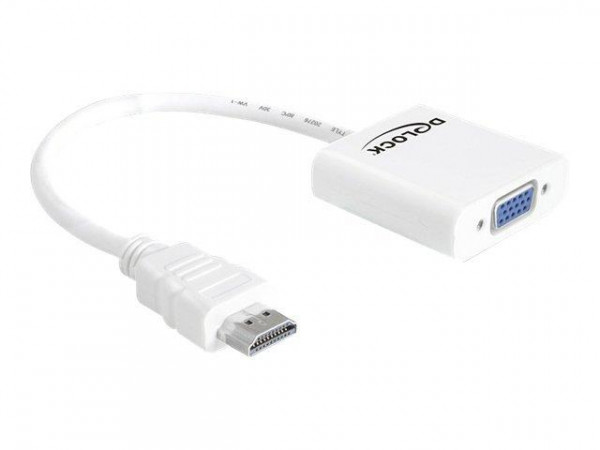 HDMI Adapter Delock A -> D-Sub15 St/Bu weiß