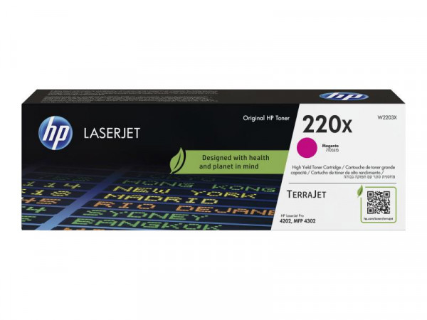 HP 220X Magenta LaserJet Tonerpatrone