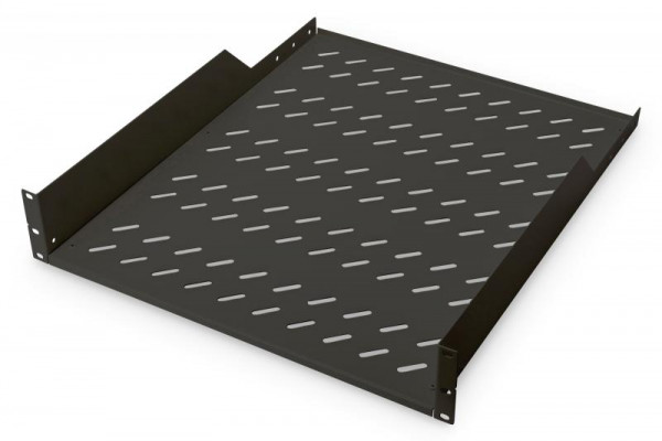 DIGITUS Fachboden 2HE 88x482x549mm bis 25KG schwarz