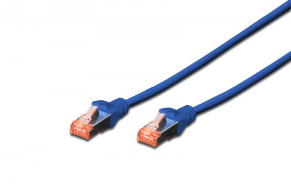 DIGITUS Patchkabel Cat6 S/FTP 2xRJ45 3.0m blau
