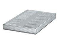 Gehäuse 6,3cm (2,5") Aixcase IDE USB2.0 Slimline ALU Silber